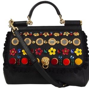 Dolce & Gabbana Medium Sicily Embellished Bag